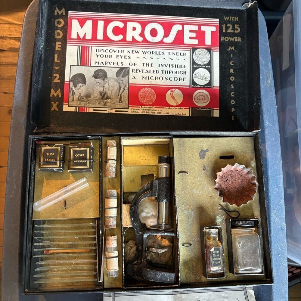 Microset Model 2MX With 125 Power Microscope - Picture 3 of 10